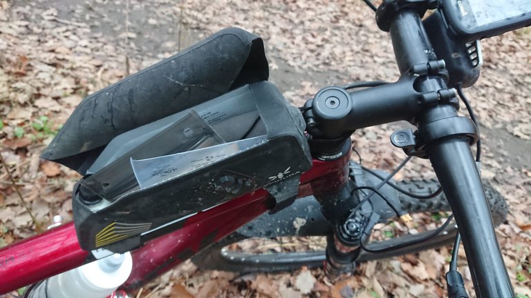 Otevřená Apidura brašna Racing Top Tube Pack